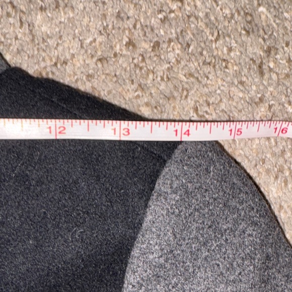 Anthropologie Lux black and  Gray wool jacket with sweater cuffs /Small - Picture 13 of 15